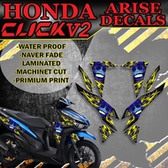 HONDA CLICK125 V2 SOLO LEVELING DECALS STICKER / HONDA CLICK STICKER ACCESSORIES