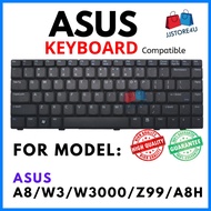 Asus A8 W3 W3000 Z99 A8H  Laptop Keyboard (ASUS2)