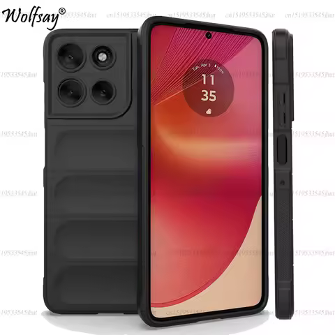 Shockproof Phone Case For Motorola Moto G66j Case Anti-Slip Soft Silicone Back Cover For Moto G66j C