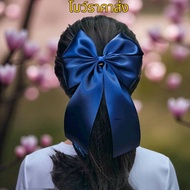 Bow Hair Ribbon Size 2 Inches Student Width 12 Cm.long Tail 12 Cm. Clip There Are Clips And Duckbill