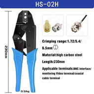 Crimping Pliers Clamp Tools Cap/coaxial Cable Terminals Kit 230mm HS-40J Multi Functional YEFYM Carb