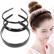 Black Simple Wide Headband 0.5 0.7 1.2 2.5cm