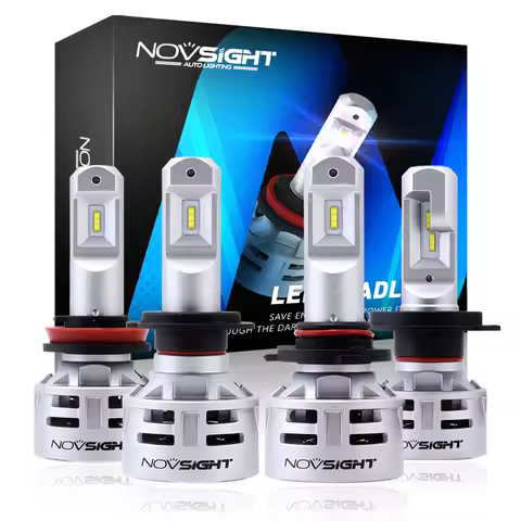 NOVSIGHT N9 H4 LED Headlight For Car H7 LED H11 9005 6500K 10000LM 60W 12-24V LED Auto Headlamp High