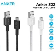 Anker Cable 322 USB to Type C 3ft 0.9M Braided Fast Charging Original A81H5