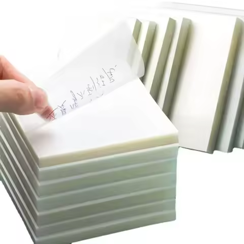 50Sheets/pcs Transparent Memo Pad Waterproof Sticky Note Pad Self-adhesive Notepad Stationery Memo P