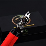 316 Stainless Steel Nozzle mini Nozzle New Style Skull+Silver Jewelry Swivel Hookah tip Hookah tip