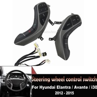 Auto Steering wheel Button Audio Phone Bluetooth Cruise Control Switches For Hyundai Elantra 2012 - 