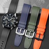 2024ↂ┇♧ XIN-C时尚4 Dust-free fluorine rubber watch strap for men for for/Omega/Seiko Citizen Longines Mido 18 20 22mm