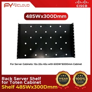 Rack Server Shelf for Toten Cabinet / Fixed Shelf Size 485Wx300Dmm/For Server Cabinets: 12u 22u  42u