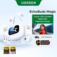 【LCD Touch Screen 】UGREEN EchoBuds LDAC Hi-Res Magic Hybrid Active Noise-Cancelling(ANC) Earbuds com