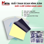TATOM08F professional 4-layer tattoo scanning carbon paper - For printer M08F [AIMO GENUINE PAPER]