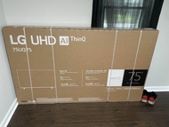 LG 75 inch Class UQ75 Series LED 4K UHD Smart webOS TV
