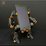 Armor Style Mobile Phone Holder 3D Printing Mobile Phone Holder Mobile Phone Holder Desktop Multifunctional