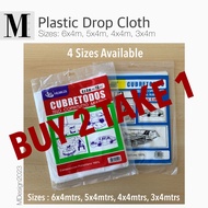 Plastic Drop Cloth Plastic Sheet 6x4mtrs 5x4mtrs 4x4mtrs 3x4mtrs