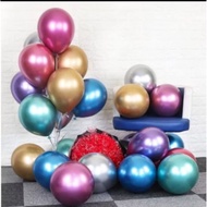 E54 || 12 inch chrome latex balloons (unit)