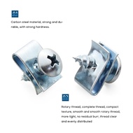 EDB* U Type Nut Mounting Fastener Clip Guard Plate Clamp Retainer-Fastener Rivet Clip