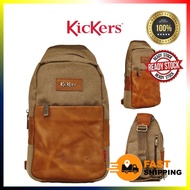 KICKERS ORIGINAL COW LEATHER CHEST BAG CROSSBODY BEG LELAKI KULIT ORIGINAL LEMBU ASLI BEG DADA BRAND