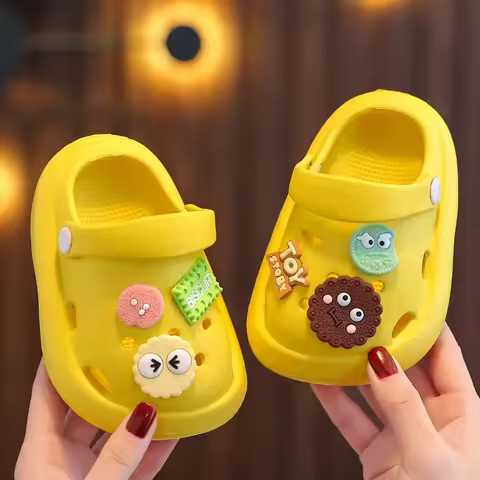 Children Girl Boy Mules Clogs Kids Summer Crock Candy Garden Beach Slippers Cave Hole Baby Shoes for