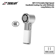 ZEELOT MF119 Portable High-Speed Handheld Cooling Fan with 9000mAh Long Battery Life