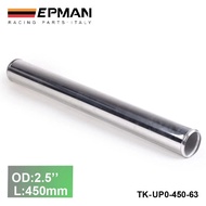 2pcs/unit 63mm 2.5" Straight Aluminum Turbo Intercooler Pipe Tube piping Length 450 mm For BMW e39 a
