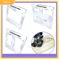 【ELECT】Butterfly Inlay Template Transparent Butterfly Key Decorative Inlay Template Set