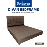 Spinarez Modern Divan + Headboard Bed Frame King/Queen (Mattress Not Included)
