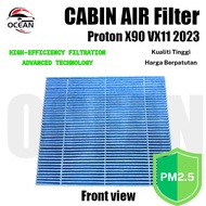 Proton X90 VX11 2023 Car Air Filter | Cabin Filter | PM2.5 Material | 67210101J000300 | 24x20.4x3cm