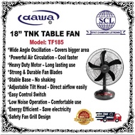 DAWA TNK 18” Table Fan TF185 | 5 Blades | Strong Wind | Quiet Motor | Durable Table Fan Design