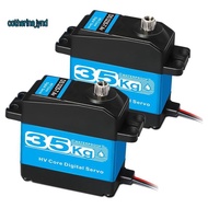 2 Pack RC Servo 35KG Steering Servo 7.4V Digital Motor Gear