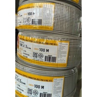 THW Wire 1x1.5 1x2.5 Sq.mm. Gray 100m. Thai Union