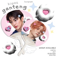 HANDSOME FAN - kpop Handfan Uchiwa CORTIS SEVENTEEN NCT TREASURE ENHYPEN/