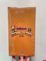 Bearbrick Be@rbrick Ny@brick 招財貓 貓耳 合眼 開運金色 400%
