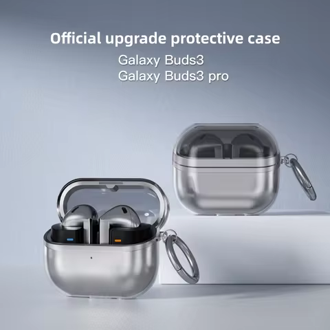 Case For Samsung Galaxy Buds 3 Pro Transparent Earphone Case For Samsung Galaxy Buds 3 / Buds 3 Pro 