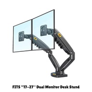 North Bayou F160 17"-27" Dual Monitor Desk Stand