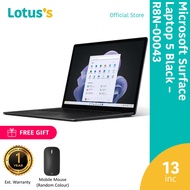 Microsoft Surface Laptop 5 13" Core i5/16GB RAM - 512GB, W11H Black - R8N-00043+Ext. Warranty+Mobile