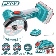 20V battery-powered mini cutting/grinding machine Total TAGLI76017