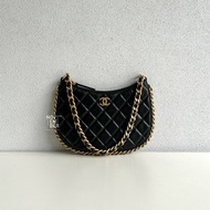 99新🆕 Chanel 香奈兒 23B Hobo 小號 黑色金釦