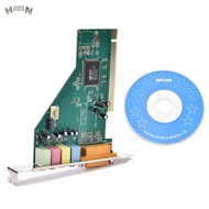 4 Channel 5.1 Surround 3d Pc Pci Sound Audio Card W/game Midi Port Sound Card For Pc Windows Xp/7/8/