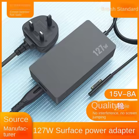 127W 15V 8A Charger For Microsoft Surface Laptop Surface Book 3 2 Surface Go Surface Pro 6 7 Model 1