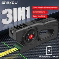 SNAKOL SK-TM03 3-in-1 laser tape measure length/area/volume measurement up to 120m high-precision me