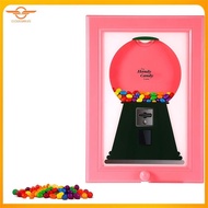 [CloudsMiles] Candy Dispenser Picture Frame,Wall Hanging Candy Dispenser Gumball Display Frame Gifts