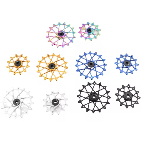 2PCS 12T+16T Wheel Rear Derailleur Ceramic Pulley Road Bike Guide Roller For Shimano Sram GX XX1 X01