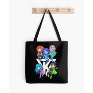 Gacha life socks logo Tote Bag Black