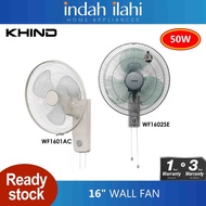 Khind Kipas Dinding - Wall Fan (16") WF-1602SE WF1602SE WF1601AC
