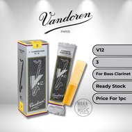 Vandoren Bb Bass Clarinet V12 Reed - 1pc Only 低音单簧管  竹片 1片装