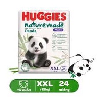 [SALE] Huggies Nature made Panda XXL24 Diaper Pants - OVN XXL26 Night Diaper Pants - Thanh Ngan Stor