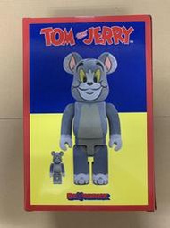 【五角夢想】(現貨供應中) 日版 BE@RBRICK 400%&amp;100% Tom and Jerry 湯姆貓 絨布版