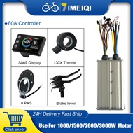 Ebike Controller 48V-72V 1000W-3000W Sinewave Controller with LCD Display Electric E Bike Scooter Br