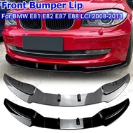 Car Front Bumper Canard Lip For BMW 1 Series E81 E82 E87 E88 LCI Standard 2008-2011 Lower Splitter D