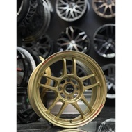 5600A25 15X7.0 4H100 ET35 CG CHAMPAGNE GOLD NEW SPORT RIM